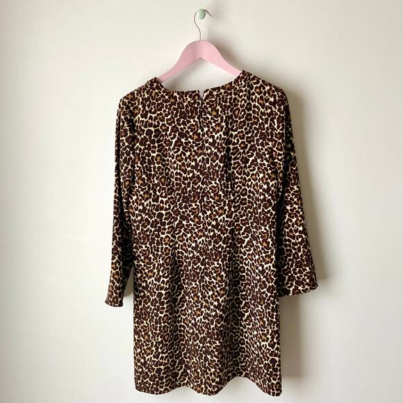 J. Crew Leopard Print Dress - Picture 2 of 5
